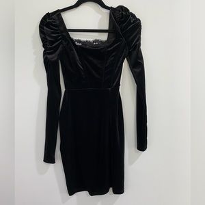 SO Juniors Bustier Velvet Dress